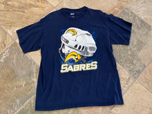 Load image into Gallery viewer, Vintage Buffalo Sabres Slug CSA Hockey TShirt, Size Large