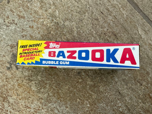 Vintage 1991 Topps Bazooka Bubble Gum Baseball Card Box ###