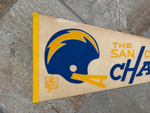 Load image into Gallery viewer, Vintage San Diego Chargers NFL Football Pennant