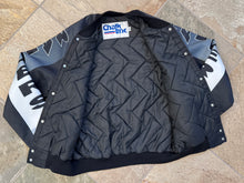 Load image into Gallery viewer, Vintage Los Angeles Raiders Chalkline Fanimation Football Jacket, Size Medium