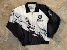Load image into Gallery viewer, Vintage Oakland Raiders Logo Athletic Splash Football Jacket, Size Large