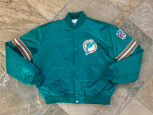 Load image into Gallery viewer, Vintage Miami Dolphins Starter Satin Football Jacket, Size Large