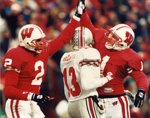 Vintage Wisconsin Badgers John Hall Team Issued Apex One College Football Jersey