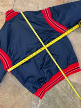 Load image into Gallery viewer, Vintage Cleveland Indians Starter Satin Baseball Jacket, Size Medium