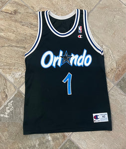 Vintage 90's Penny Hardaway CHAMPION Orlando Magic Blue Jersey Size 40