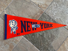 Load image into Gallery viewer, Vintage New York Mets Mr. Met Baseball Pennant