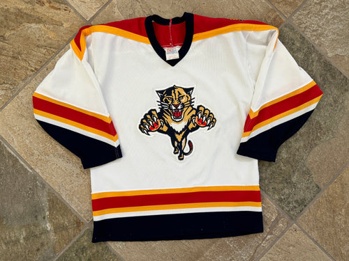 Vintage Florida Panthers CCM Maska Hockey Jersey, Size Youth L / XL