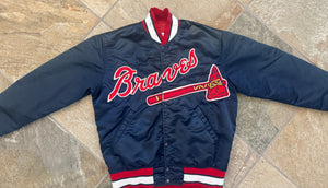 Vintage Atlanta Braves Starter Satin Baseball Jacket, Size Medium