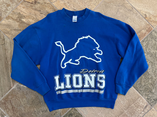 Vintage Detroit Lions Salem Sportswear Football Sweatshirt, Size XL