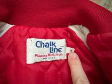 Load image into Gallery viewer, Vintage San Francisco 49ers Chalkline Satin Football Jacket, Size Youth Small, 4T