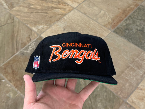 Vintage Cincinnati Bengals Sports Specialties Script Snapback Football Hat