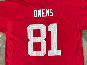 Vintage San Francisco 49ers Terrell Owens Reebok Football Jersey, Size XL