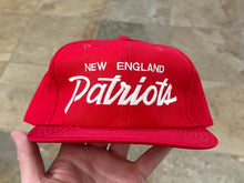 Load image into Gallery viewer, Vintage New England Patriots Sports Specialties Script Snapback Football Hat