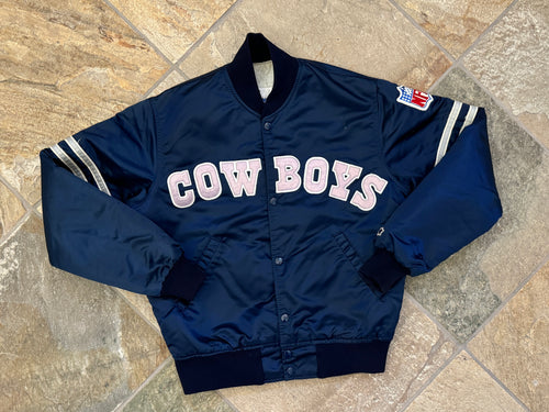 Vintage Dallas Cowboys Starter Satin Football Jacket, Size Medium