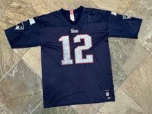 Load image into Gallery viewer, Vintage New England Patriots Tom Brady Reebok Football Jersey, Size XL