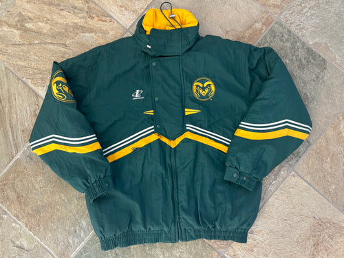 Vintage Colorado State Rams Logo Athletic Parka College Jacket, Size XL