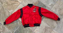 Load image into Gallery viewer, Vintage Cleveland Indians Starter Satin Baseball Jacket, Size XL