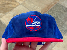 Load image into Gallery viewer, Vintage Winnipeg Jets Ted Fletcher Corduroy Snapback Hockey Hat