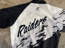 Load image into Gallery viewer, Vintage Oakland Raiders Logo Athletic Splash Football Jacket, Size Large