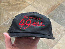 Load image into Gallery viewer, Vintage San Francisco 49ers Leather Script Football Hat
