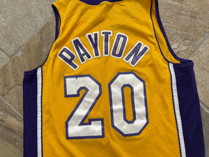 Vintage Los Angeles Lakers Gary Payton Nike Basketball Jersey, Medium