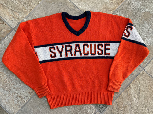 Vintage Syracuse Orangemen Cliff Engle Sweater College Sweatshirt, Size Large