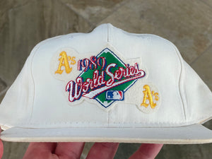 Vintage Oakland Athletics 1989 World Series Drew Pearson Snapback Baseball Hat