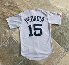 Load image into Gallery viewer, Vintage Boston Red Sox Dustin Pedroia Majestic Baseball Jersey, Size Small