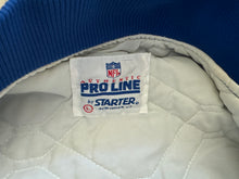 Load image into Gallery viewer, Vintage Buffalo Bills Starter Satin Football Jacket, Size Large