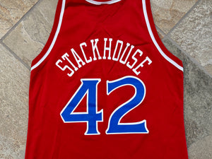 Vintage Philadelphia 76ers Jerry Stackhouse Champion Basketball Jersey, Size 44, Large