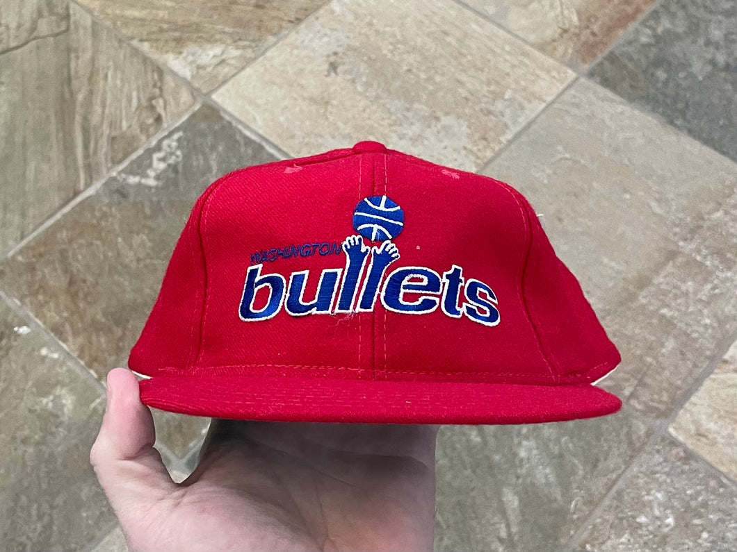 Vintage Washington Bullets Starter Arch Snapback Basketball Hat