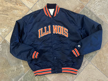 Load image into Gallery viewer, Vintage Illinois Fighting Illini Starter Satin College Jacket, Size XL