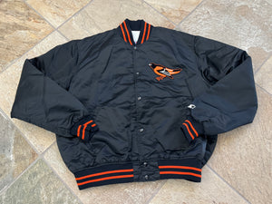 Vintage Baltimore Orioles Starter Satin Baseball Jacket, Size XL