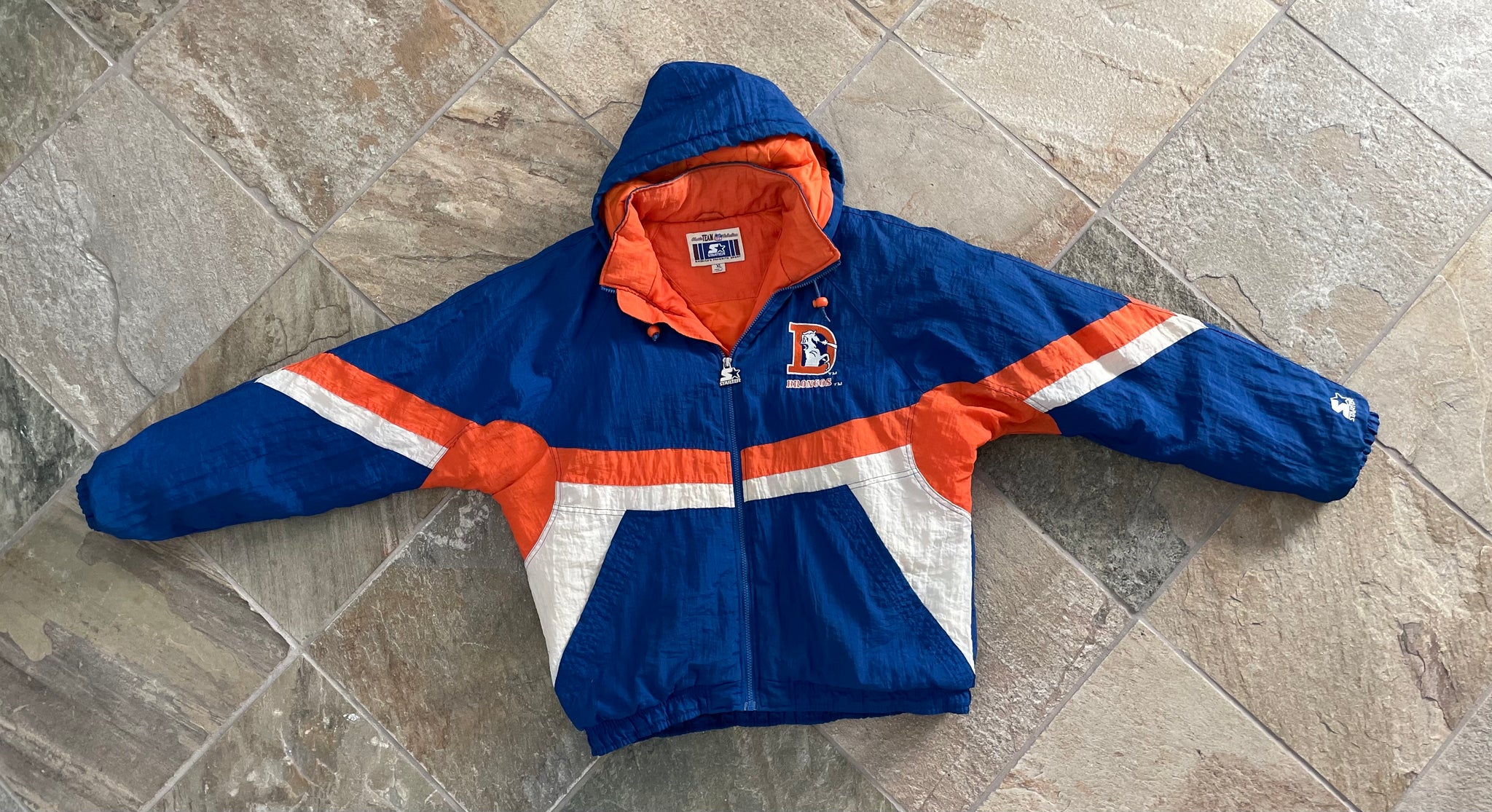 Vintage denver broncos starter on sale jacket