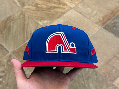 Vintage Quebec Nordiques Twins Snapback Hockey Hat