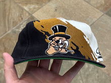 Load image into Gallery viewer, Vintage Wake Forest Demon Decons Logo Athletic Splash Snapback College Hat