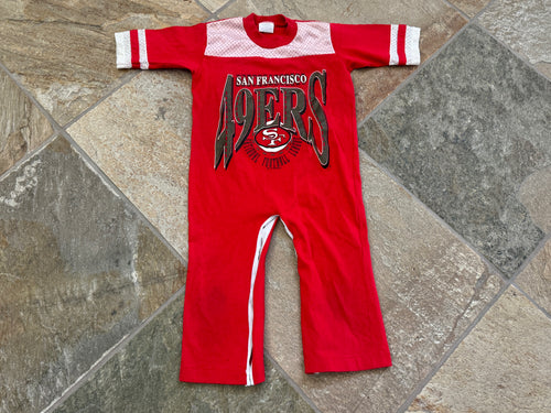 Vintage San Francisco 49ers Football Onesie, Size Toddler, 4T ###