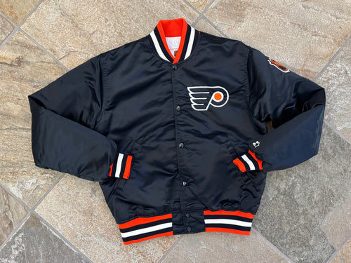 Vintage Philadelphia Flyers Starter Satin Hockey Jacket, Size Medium
