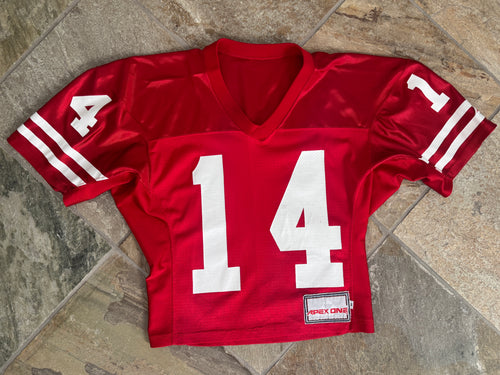 Vintage Wisconsin Badgers John Hall Team Issued Apex One College Football Jersey