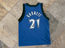 Load image into Gallery viewer, Vintage Minnesota Timberwolves Kevin Garnett Champion Basketball Jersey, Size Youth Large, 14-16