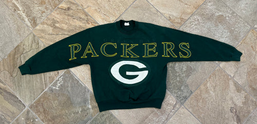 Vintage Green Bay Packers Cliff Engle Football Sweatshirt, Size Large