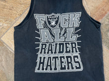 Load image into Gallery viewer, Vintage Oakland Raiders F the Hater Tank Top Football TShirt, Size Large
