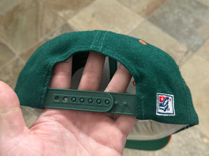 Vintage Miami Hurricanes The Game Circle Logo Snapback College Hat