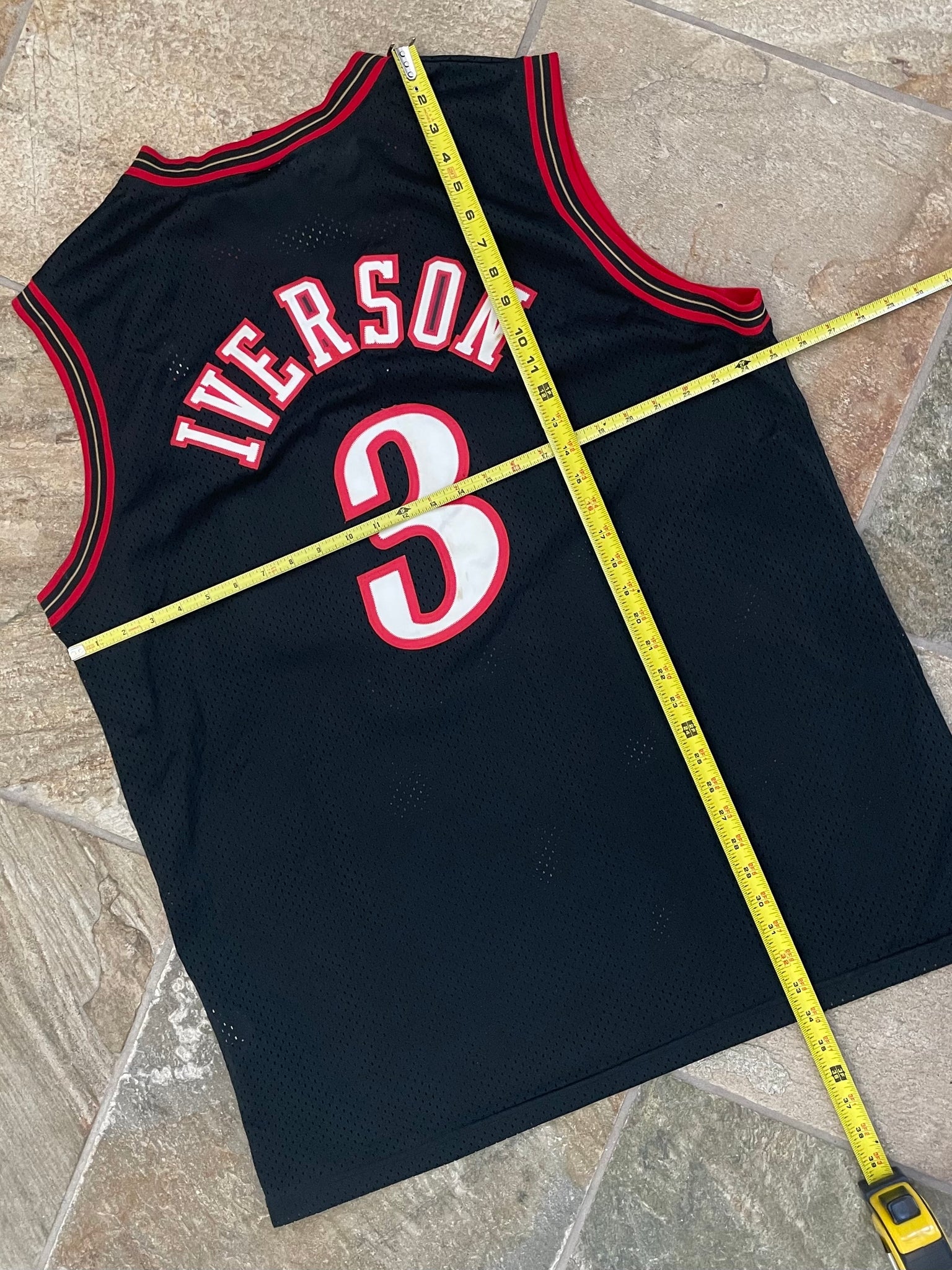 Vintage Philadelphia Sixers Allen Iverson Nike '66 Basketball Jersey