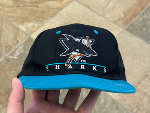 Vintage San Jose Sharks Twins Snapback Hockey Hat