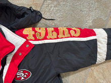Load image into Gallery viewer, Vintage San Francisco 49ers Starter Trench Coat Football Jacket, Size Small