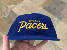 Load image into Gallery viewer, Vintage Indiana Pacers Sports Specialties Script Snapback Basketball Hat