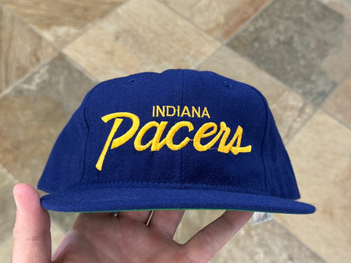 Vintage Indiana Pacers Sports Specialties Script Snapback Basketball Hat