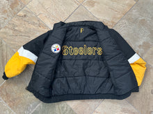 Load image into Gallery viewer, Vintage Pittsburgh Steelers Pro Player Reversible Parka Football Jacket, Size XL