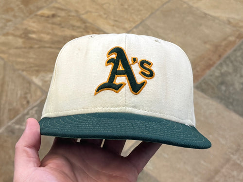 Vintage Oakland Athletics New Era Pro Fitted Baseball Hat, Size 7 1/2